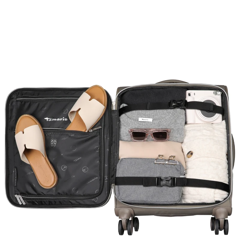 Travelite Tamaris Voyaage - 4-Rollen-Kabinentrolley S 55 cm (taupe)