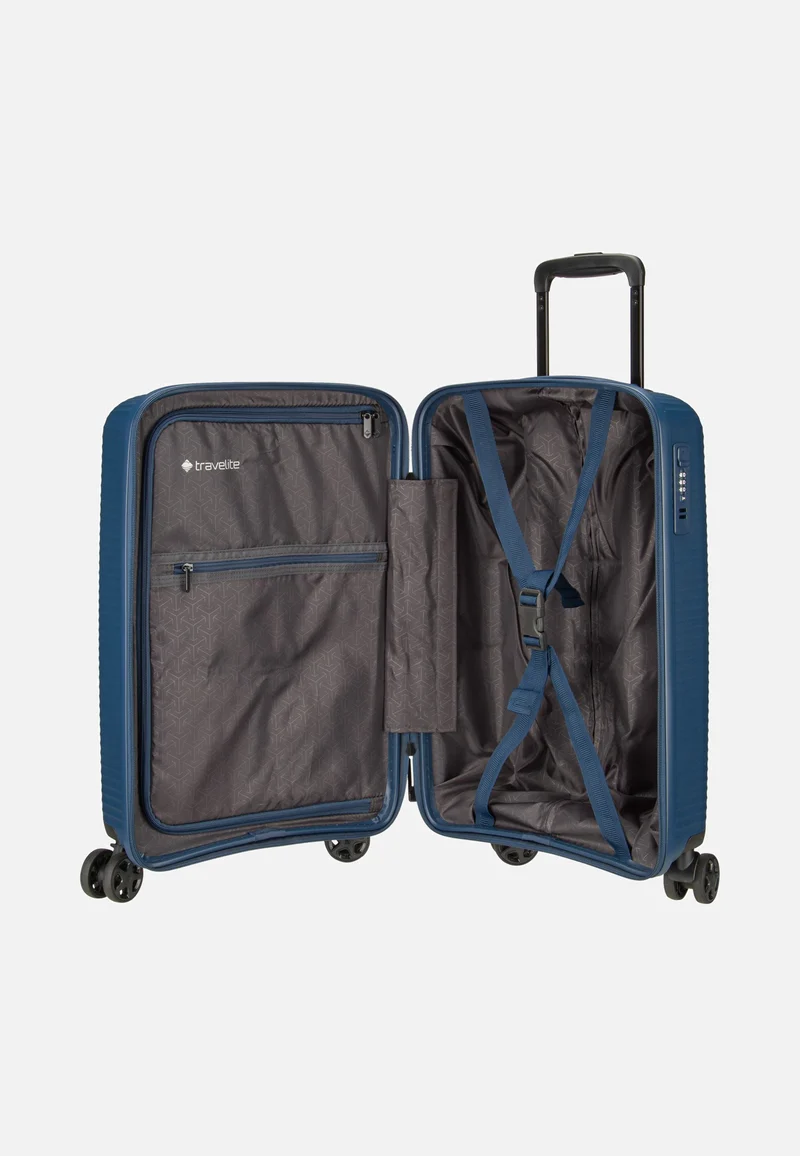 Air Stripe Trolley 4W S Slim Navy - Koffer