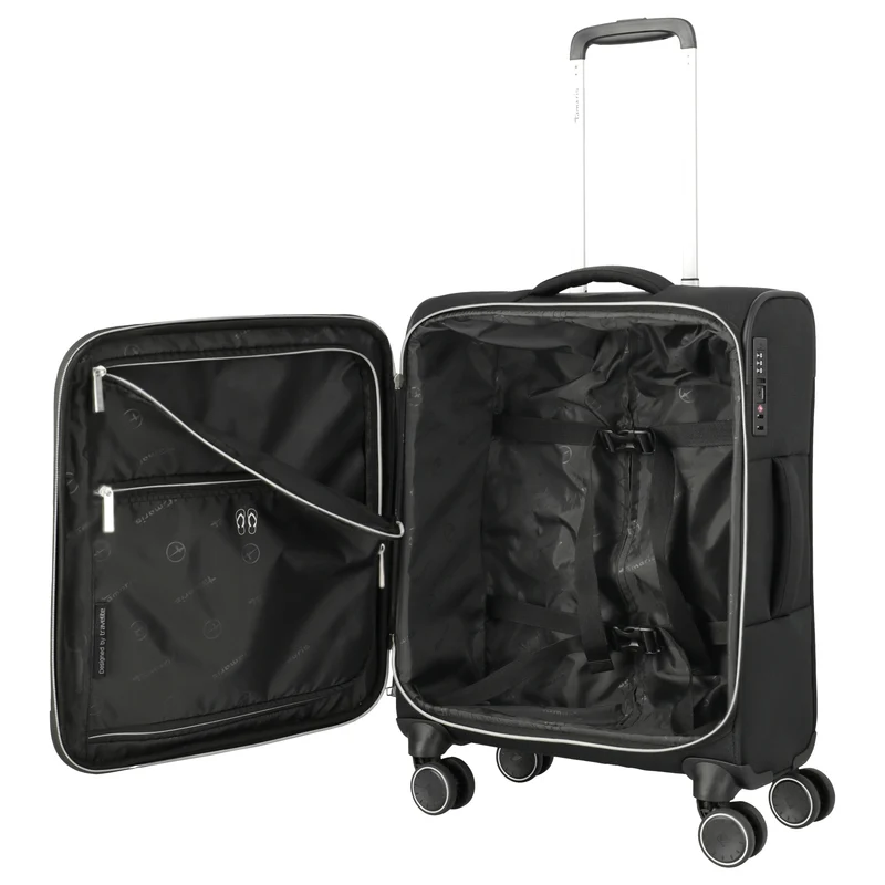 Travelite Tamaris Voyaage - 4-Rollen-Kabinentrolley S 55 cm (black)