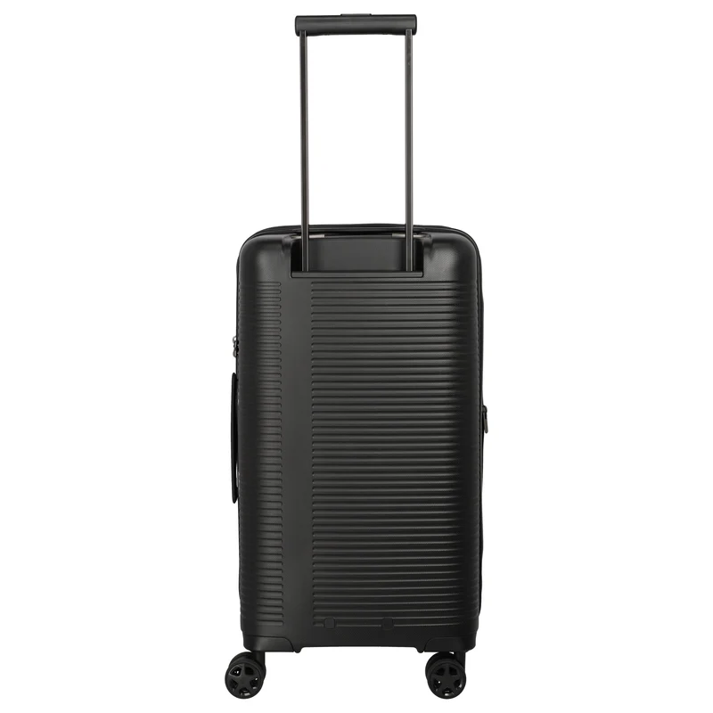 Travelite Roomer Trunk - 4-Rollen-Trolley M 66 cm erw. (black)