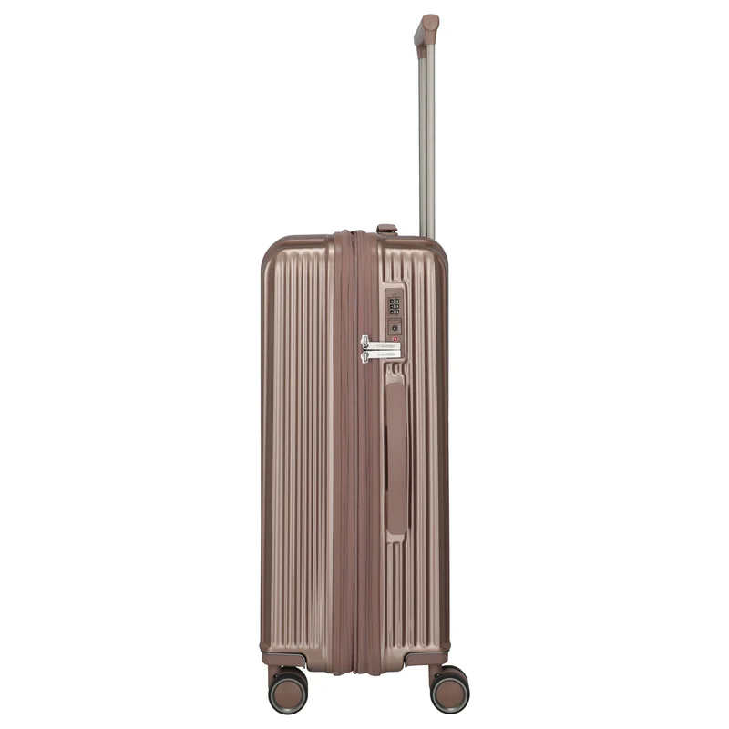 Travelite Paros - 4-Rollen-Trolley M 65 cm erw. (cappuccino)