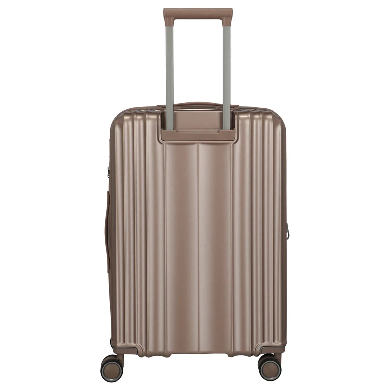 Travelite Paros - 4-Rollen-Trolley M 65 cm erw. (cappuccino)