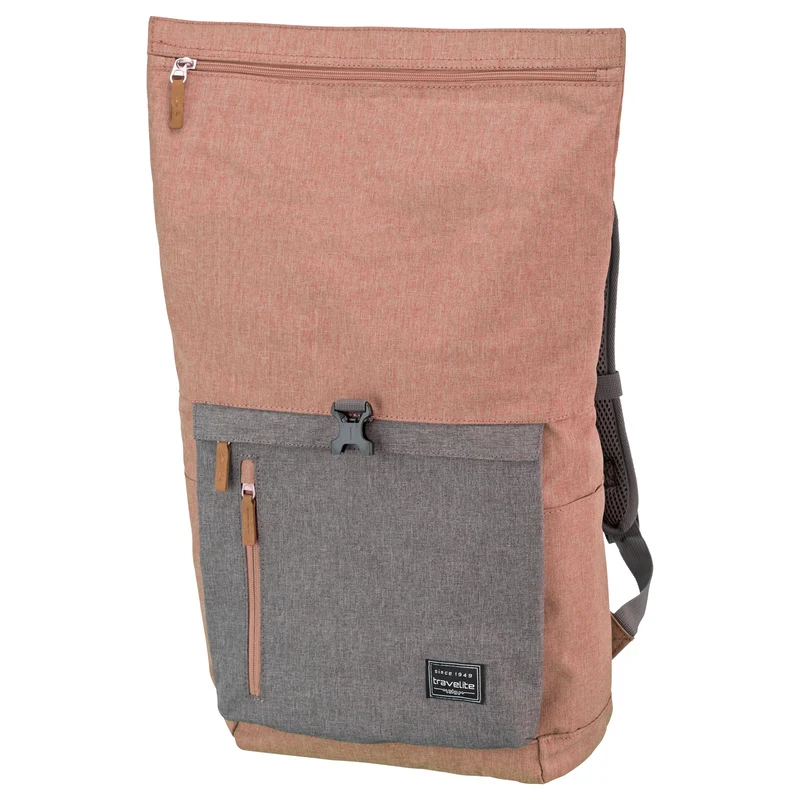 Travelite Basics Rollup - Rucksack 60 cm (rose/grey)