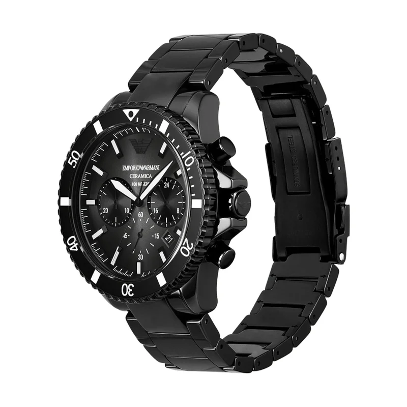 Emporio Armani herren Uhr Schwarz AR70010