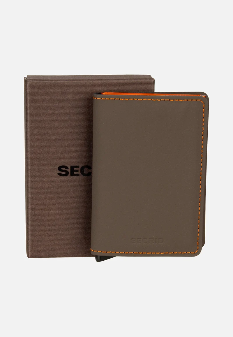 Slimwallet Matte Truffle-Orange - Portemonnaie