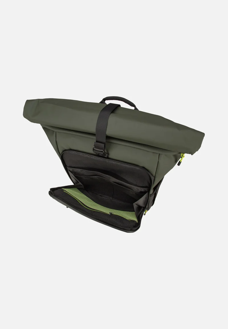 Briize Backpack M Roll-Up Khaki - Rucksack