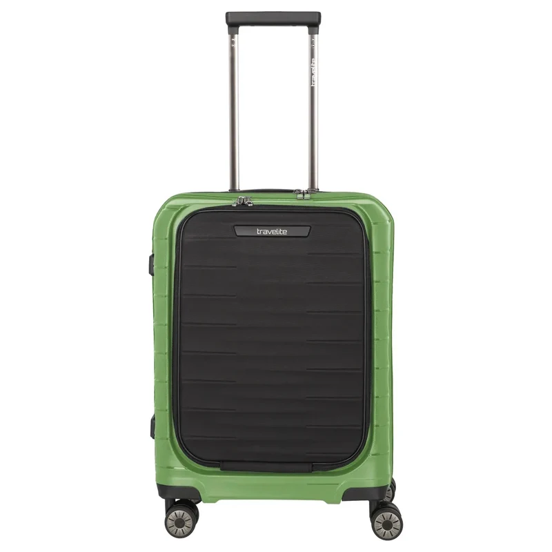 Travelite Mooby - 4-Rollen-Trolley Set 3tlg. (grün)