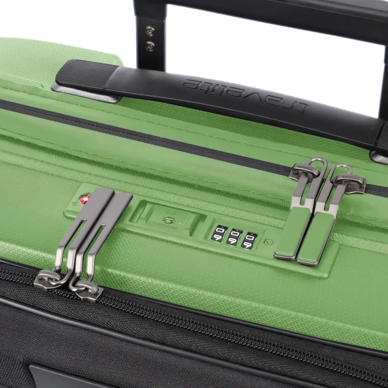 Travelite Mooby - 4-Rollen-Trolley Set 3tlg. (grün)