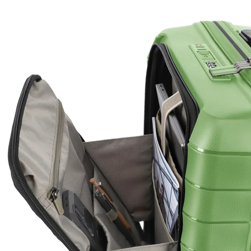 Travelite Mooby - 4-Rollen-Trolley Set 3tlg. (grün)