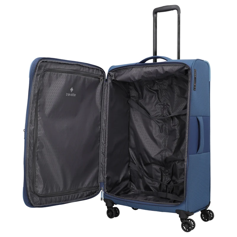 Travelite Corsiica - 4-Rollen-Trolley L 77 cm erw. (blue)