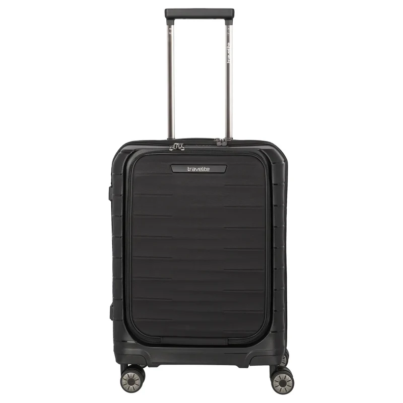 Travelite Mooby - 4-Rollen-Trolley Set 3tlg. (schwarz)