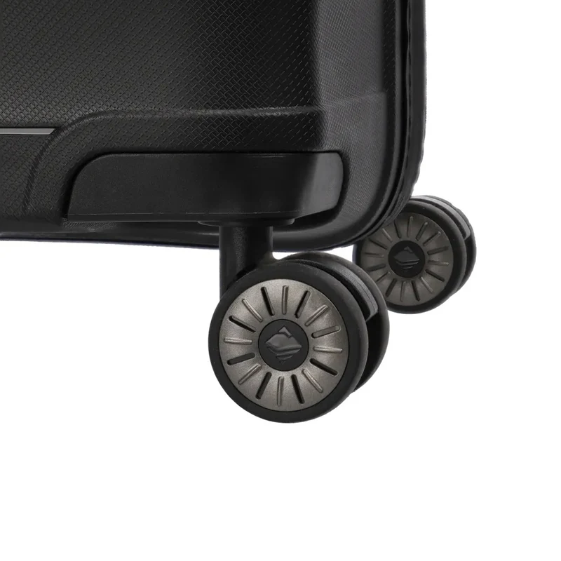 Travelite Mooby - 4-Rollen-Trolley Set 3tlg. (schwarz)