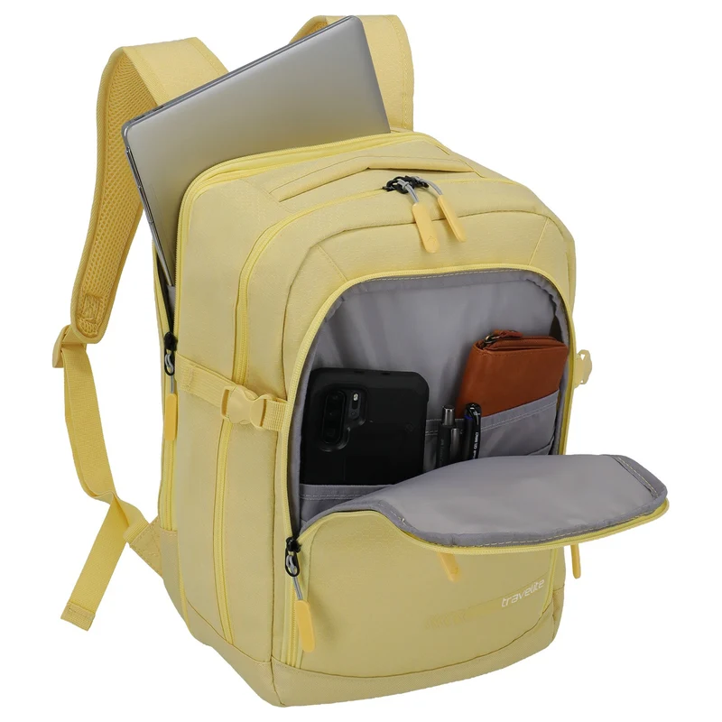 Travelite Kick Off - Rucksack Cabin erw. 40 cm L (yellow)