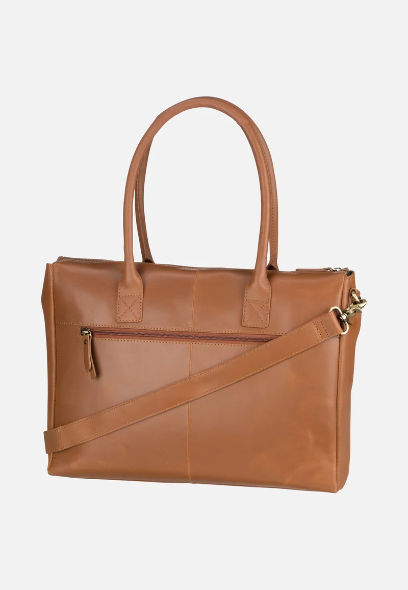 Vintage Valerie Laptopbag 15'' 6988 Cognac - Aktentasche