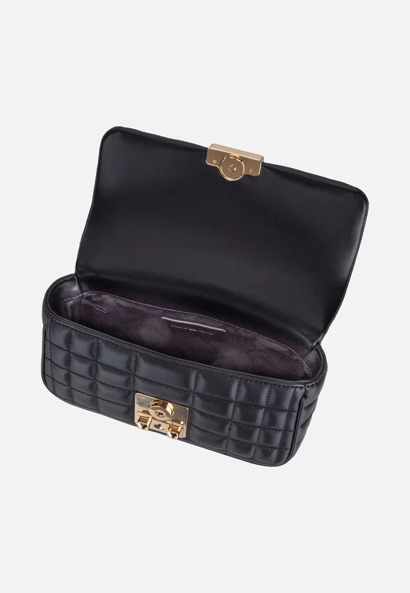 Tribeca Small Conv Chain Shldr Black - Abendtasche