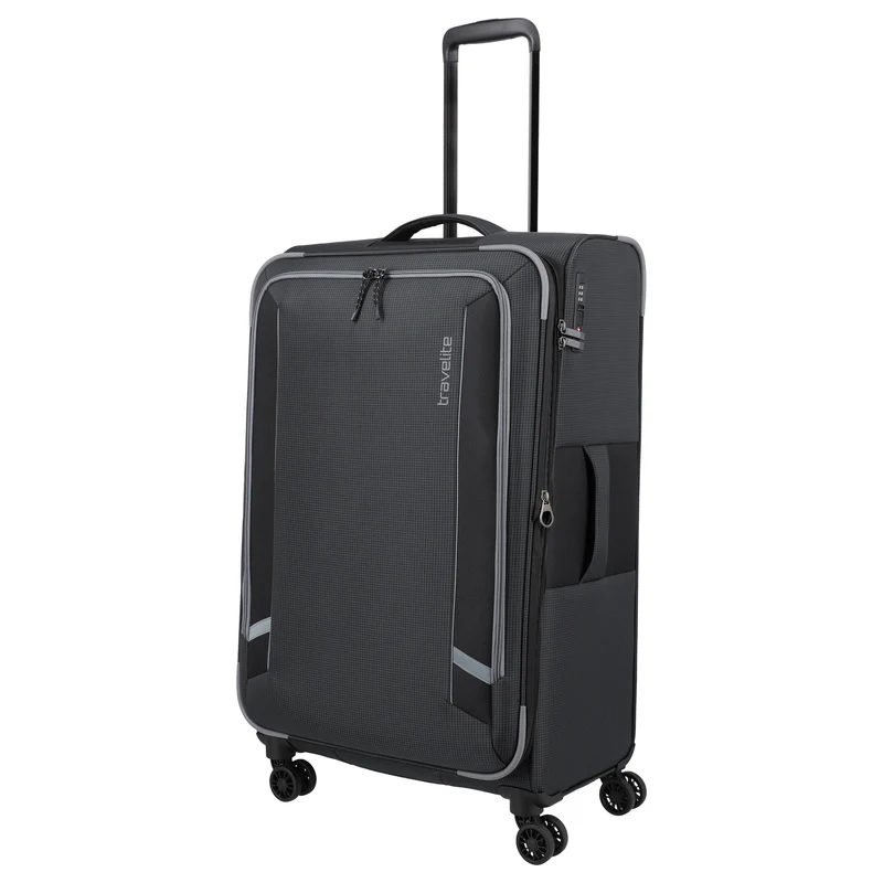 Travelite Corsiica - 4-Rollen-Trolley L 77 cm erw. (black)