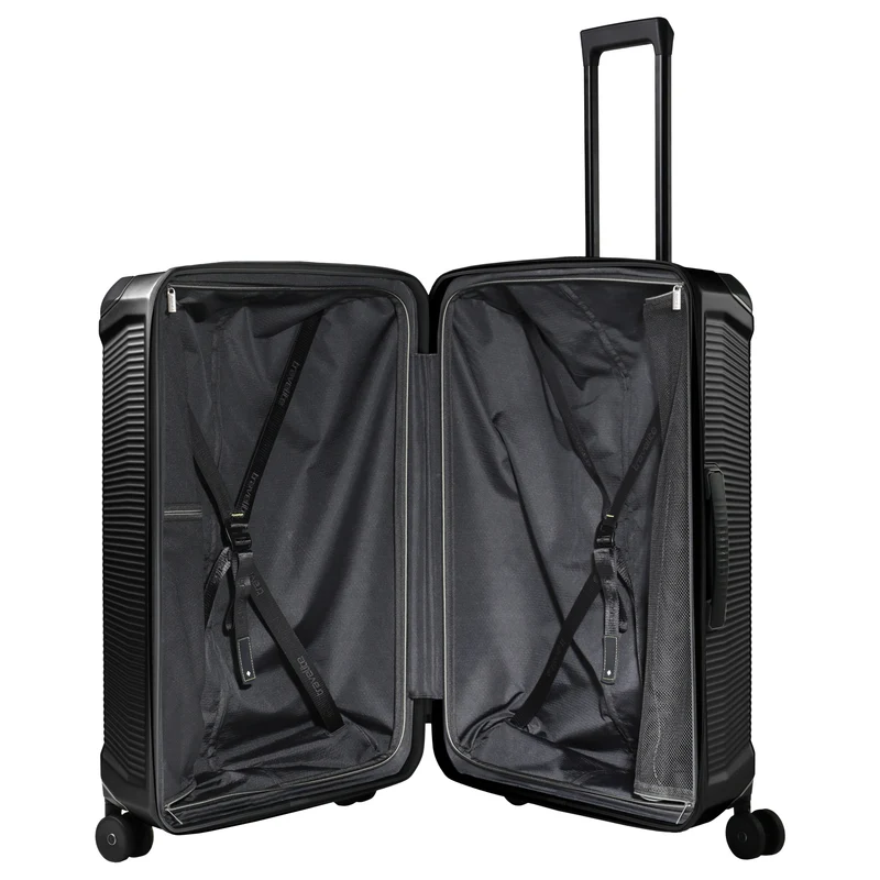 Travelite Millennium - 4-Rollen-Trolley Set 3tlg. erw. (black)