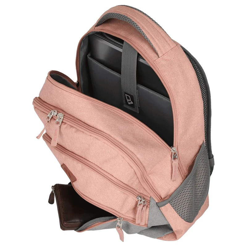 Travelite Basics - Rucksack 45 cm (rosa/grau)
