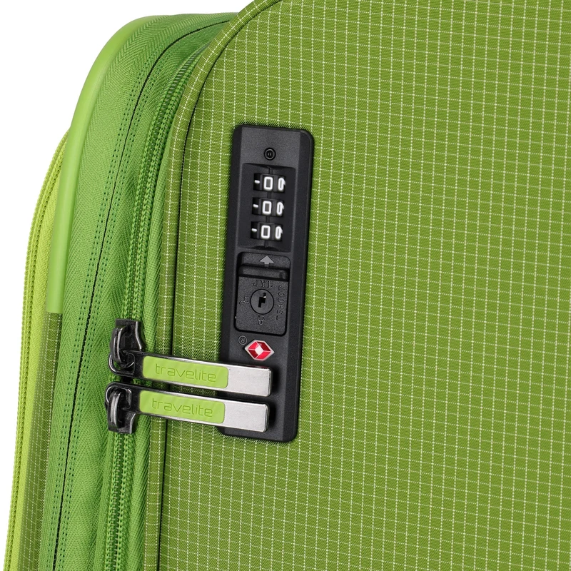 Travelite Corsiica - 4-Rollen-Trolley L 77 cm erw. (fresh green)