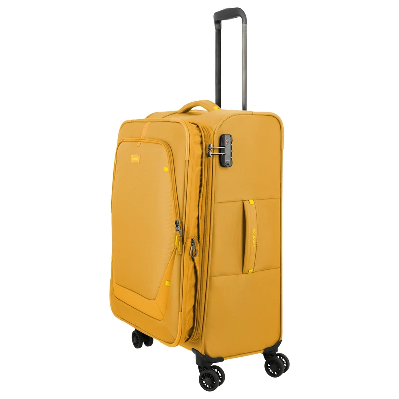 Travelite Umbria - 4-Rollen-Trolley-Set 3 tlg. (golden glow)