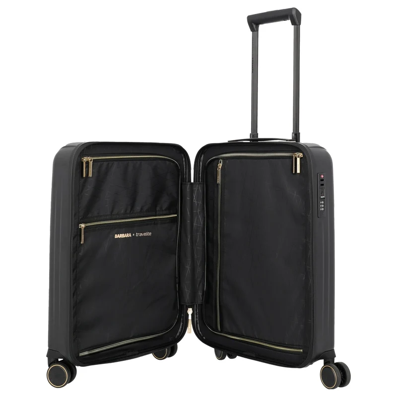 Travelite BARBARA Novelty - 4-Rollen-Kabinentrolley S 55 cm (schwarz)