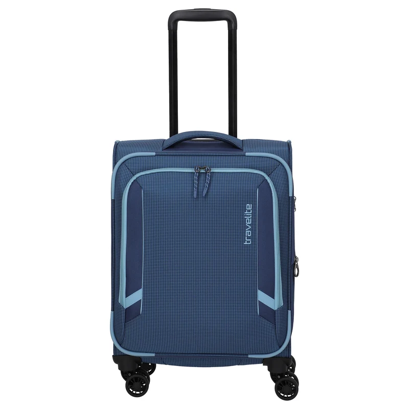 Travelite Corsiica - 4-Rollen-Kabinentrolley S 55 cm erw. (blue)