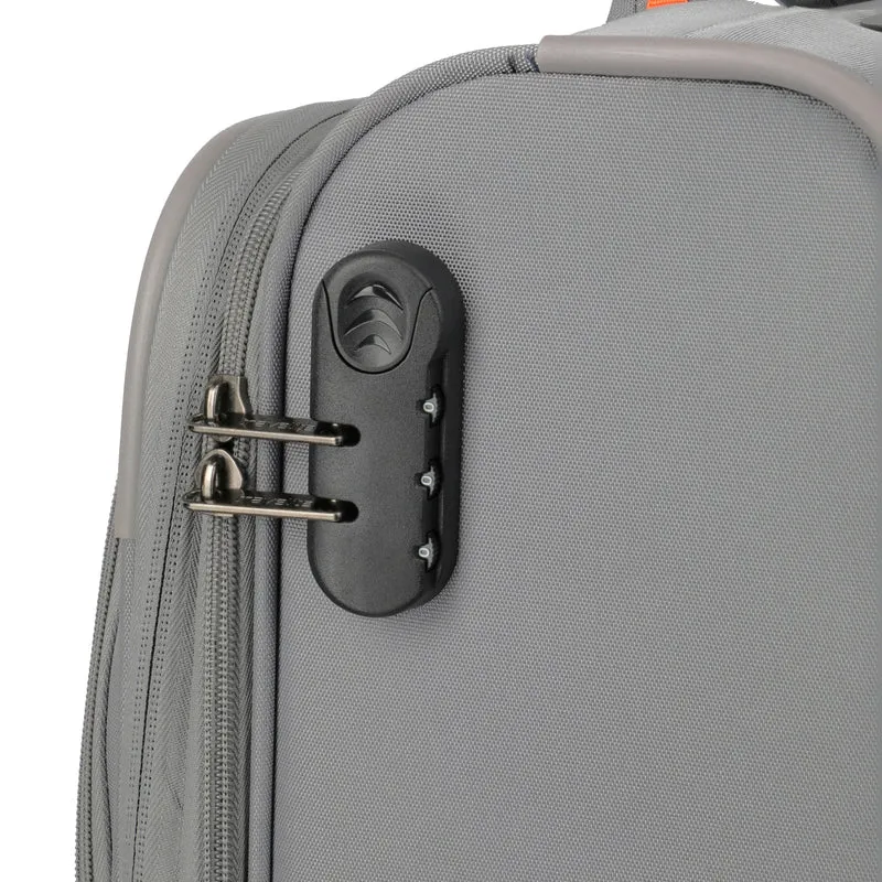 Travelite Umbria - 4-Rollen-Trolley-Set 3 tlg. erw. (smoky grey)
