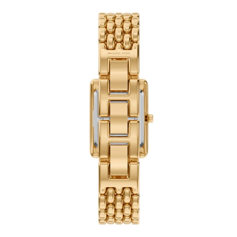 Michael Kors Essex Rectangular Gold Dial Watch MK4997