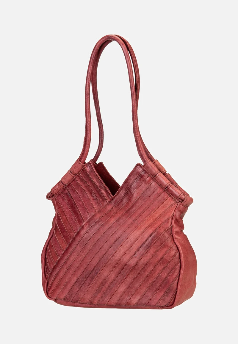 Criss-Cross Hobo Deep Sandalwood - Hobo Bag