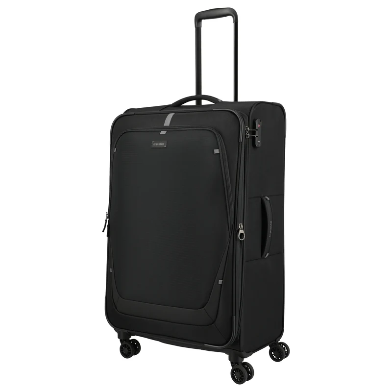 Travelite Umbria - 4-Rollen-Trolley-Set 3 tlg. (schwarz)