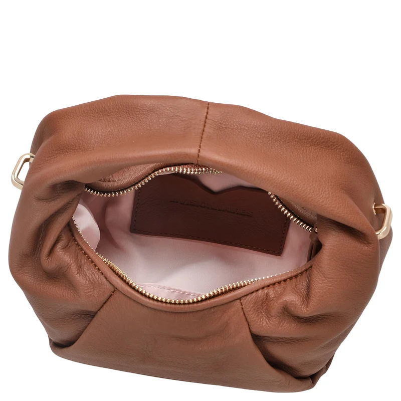 Les Visionnaires Greta Mini Essential Soft Grainy - Umhängetasche 23 cm (chestnut)