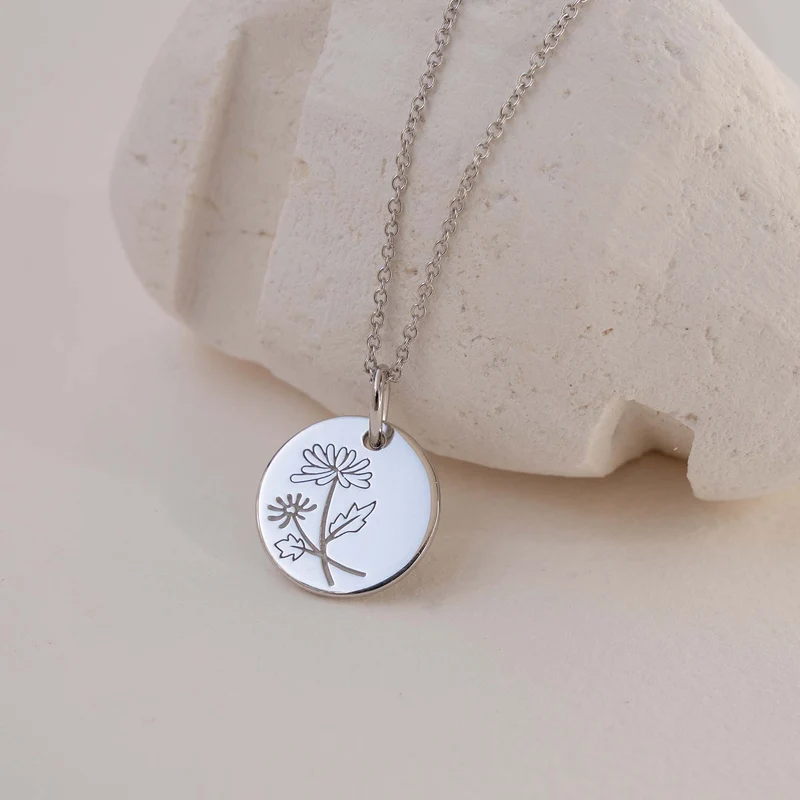 Violet Hamden Venus 925 Sterling Silberne Halskette mit Geburtsblume VH340026-NOV