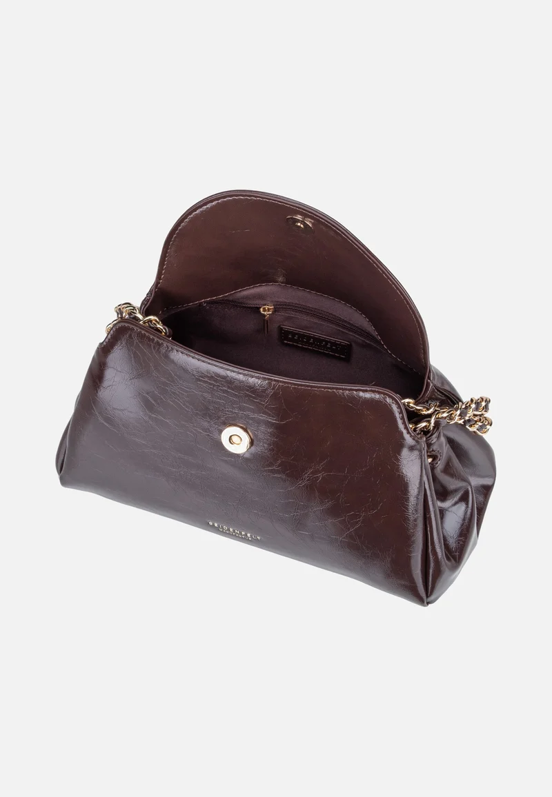 Loimaa Handbag Dark Brown - Schultertasche