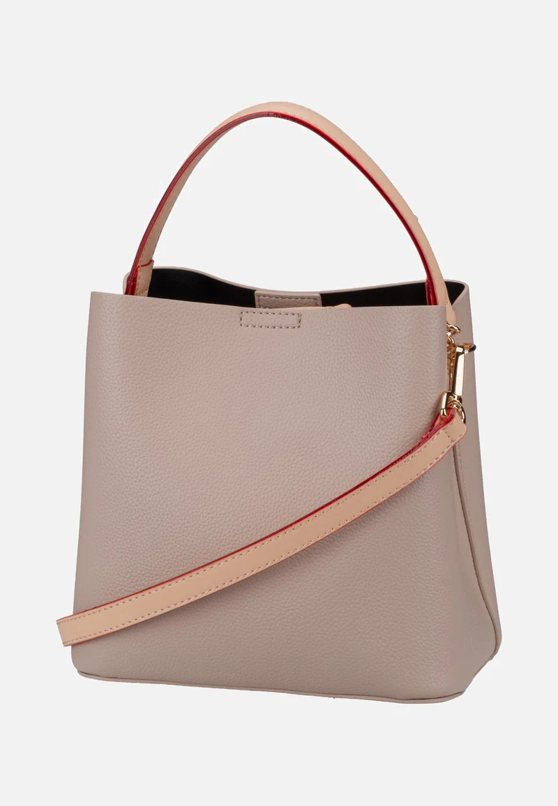 Ella Top Handle Bag Beige - Satchel