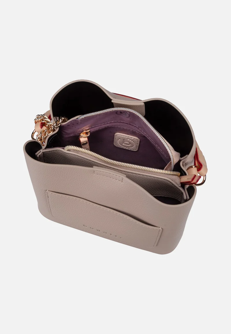 Ella Top Handle Bag Beige - Satchel