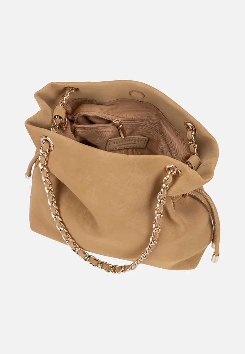 Rena Handbag Fudgy Caramel - Hobo Bag