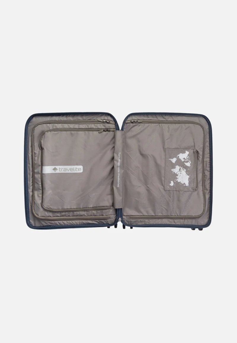 Mooby 4w Trolley S Front Pocket Marine - Koffer