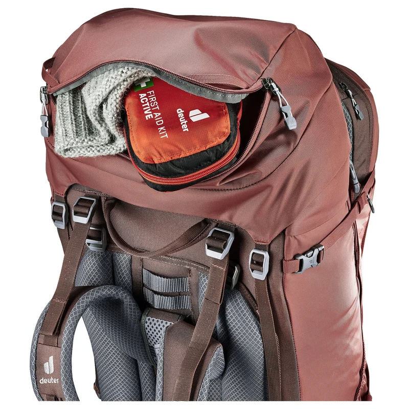 Deuter Voyager 60+10 SL - Women's Reiserucksack 13" 80 cm (caspia-raisin)