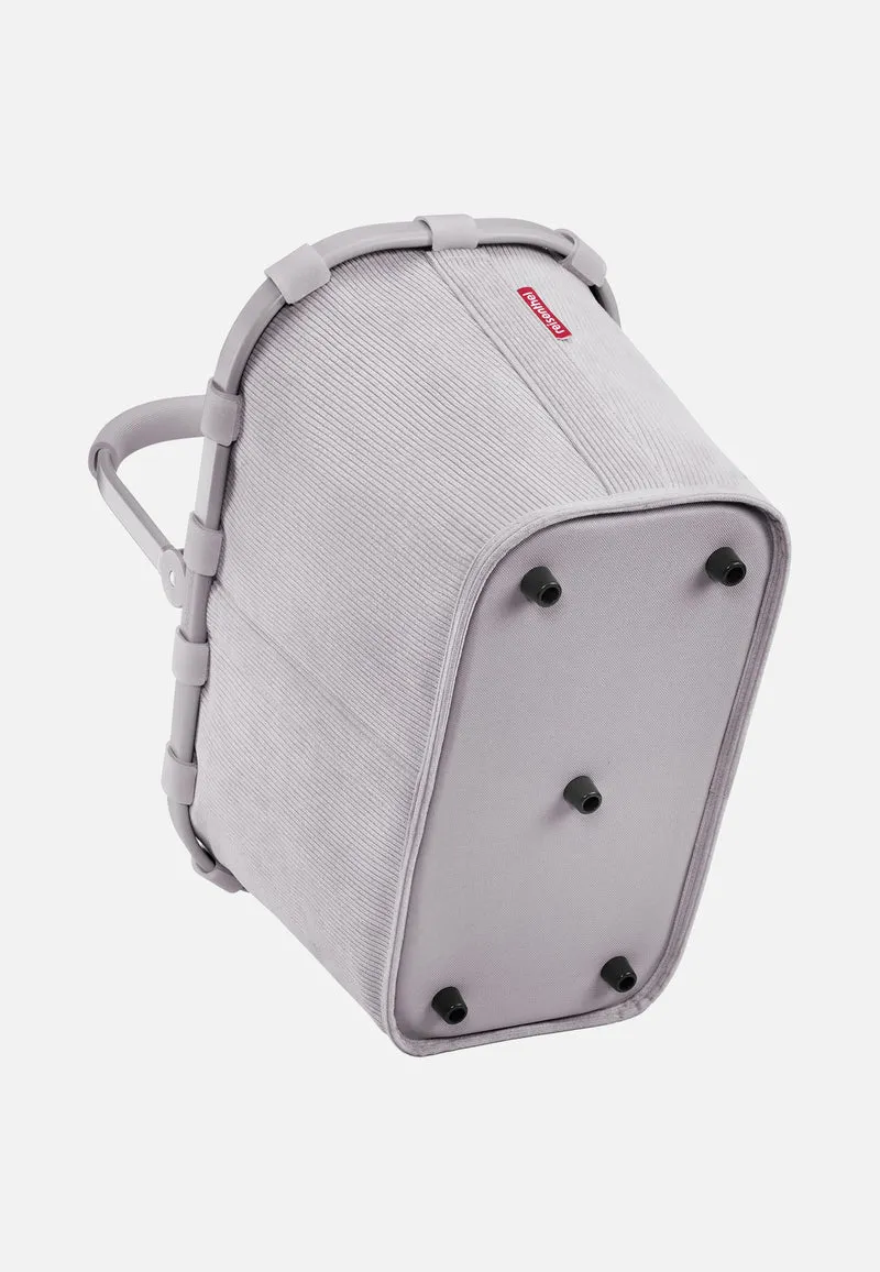 Carrybag Cord Grey - Einkaufskorb