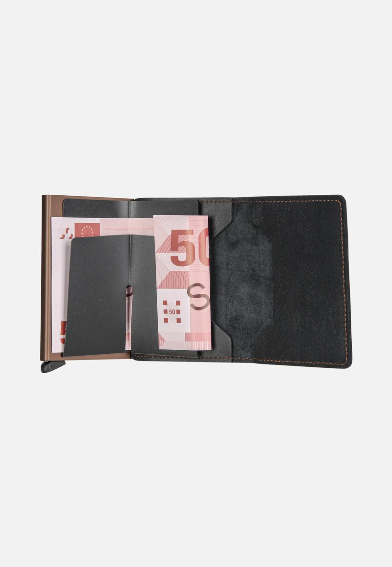 Slimwallet Original Black-Brown - Portemonnaie