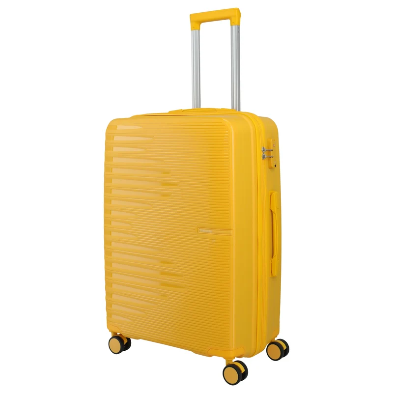 Travelite Pacific - 4-Rollen-Trolley 67 cm (yellow)
