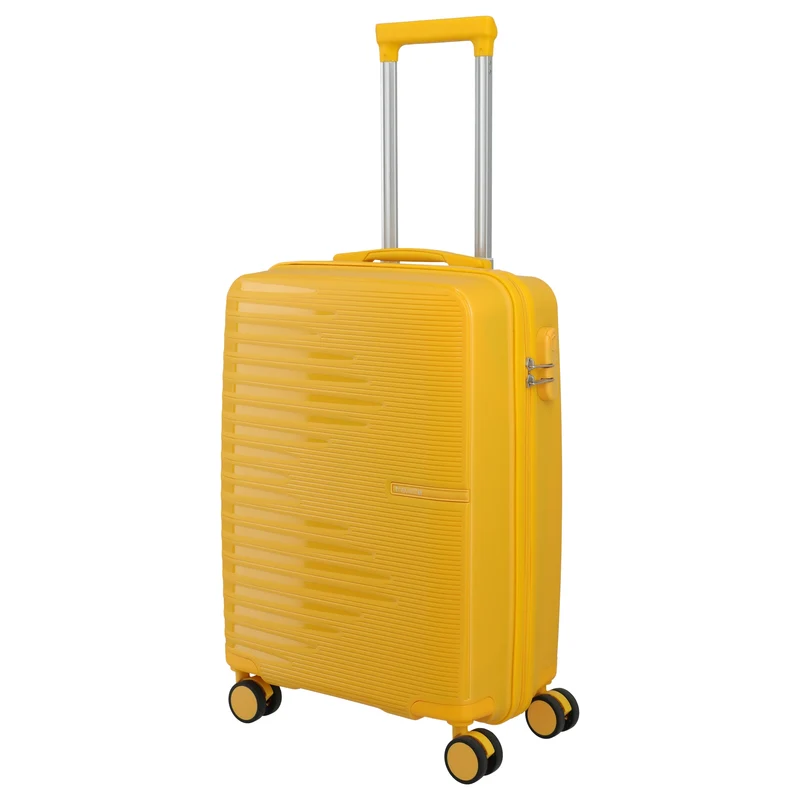Travelite Pacific - 4-Rollen-Kabinentrolley 55 cm (yellow)