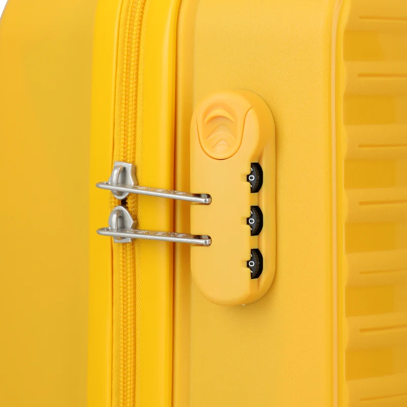 Travelite Pacific - 4-Rollen-Kabinentrolley 55 cm (yellow)