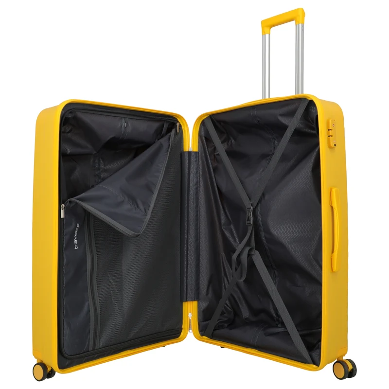 Travelite Pacific - 4-Rollen-Trolley 78 cm (yellow)
