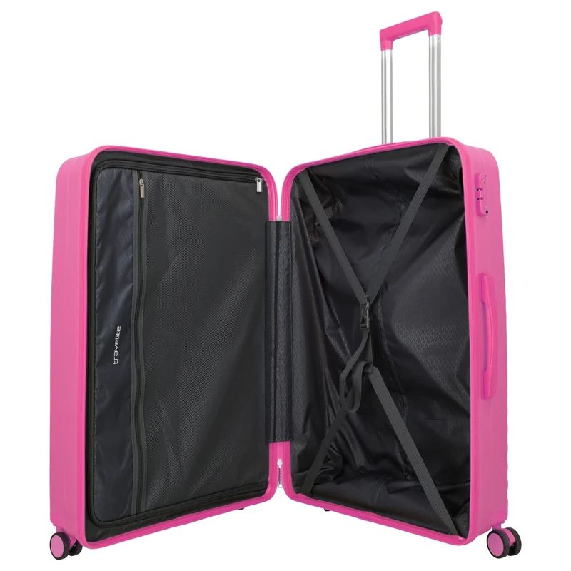 Travelite Pacific - 4-Rollen-Trolley 78 cm (pink)
