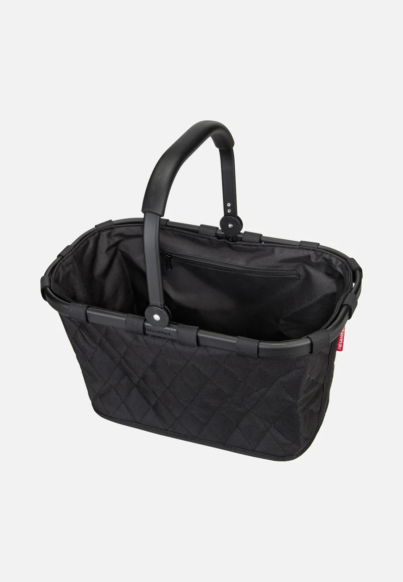 Carrybag Rhombus Black - Einkaufskorb