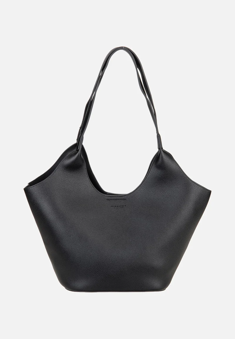 Nelma Tulip Shopper Black - Shopper