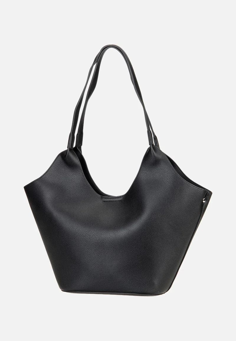 Nelma Tulip Shopper Black - Shopper