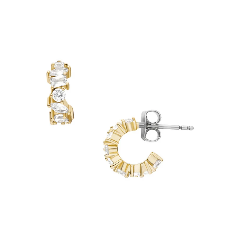 Fossil Ellis Brass Women's Earrings JA7297710