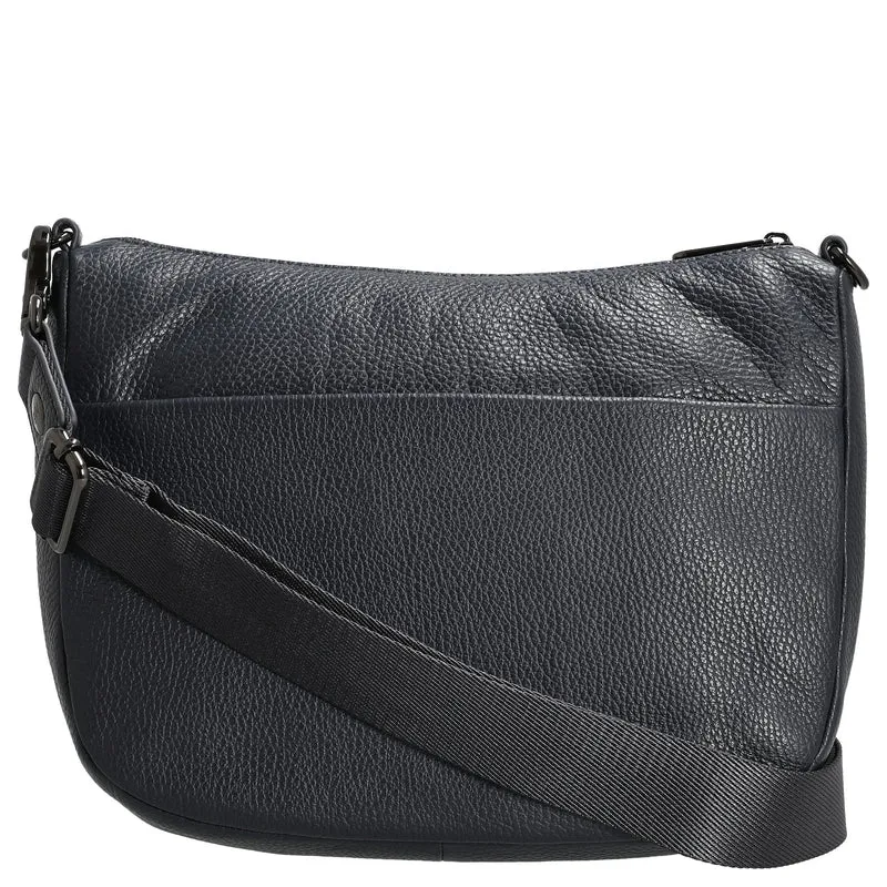 Mandarina Duck Mellow Leather Hobo - Umhängetasche 28.5 cm (dress blue)